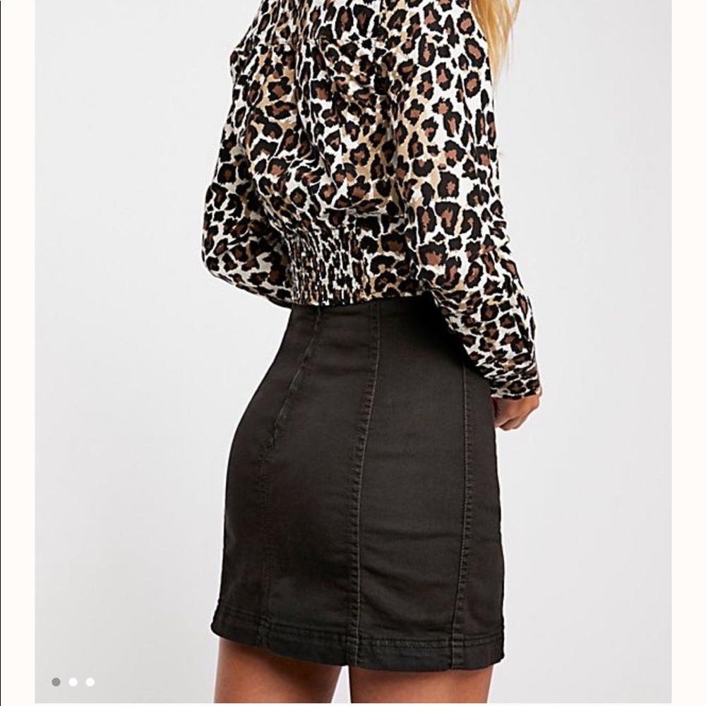 Free People Modern Femme Denim Mini